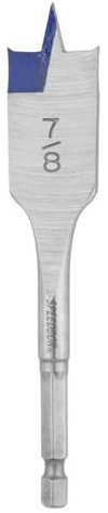 IRWIN SPEEDBOR Spade Wood Drill Bit 7/8X 4 (87914), Black