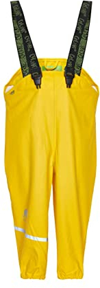 Celavi Jungen Rainwear Pants - Solid Regenhose, Gelb (Gelb 324), 100 EU