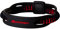 Phiten X50 Hybrid-Armband – Sportarmband mit Aqua-Titan-Technologie für alternative Heilung – Power Elastomer Zone mit Mikro-Titan-Kugeln – Schwarz/Rot, 17,5 cm