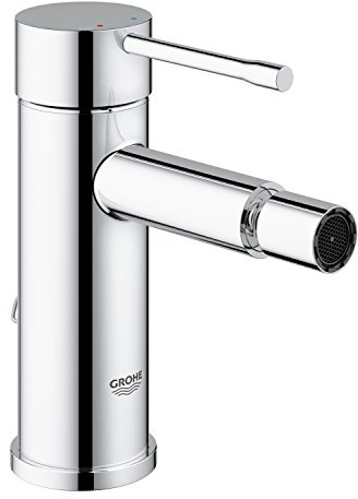 GROHE Essence – Grifería de bidé, ahorro de agua (Aireador con rótula orientable, con vaciador automático de varilla, 15 cm de altura, con herramienta 3 en 1, fácil instalación), cromo, 32935001