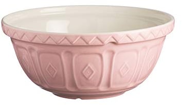Mason Cash Mélange de Couleurs Rose poudré S18 résistante aux impacts en faïence 26 cm Bol à mélanger