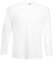 Fruit of the Loom Men's Cotton Value Long Sleeve T Shirt White S