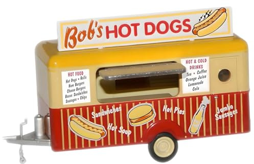 Oxford Diecast 1:76 Bobs Hot Dogs Mobile Trailer Collectable model 76TR001