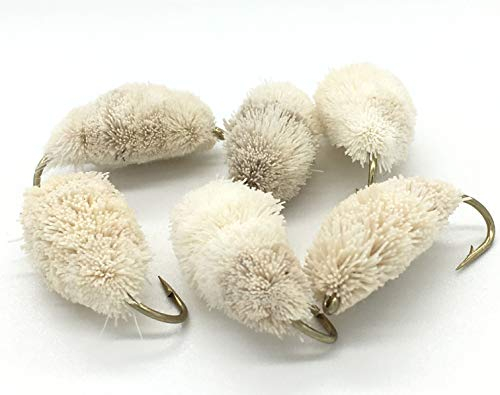 BestCity Limited PACK#42 - Confezione da 8 mosche grandi di tipo “Bread Fly” per pesca alla mosca, misura 6, per trote, carpe e muggini