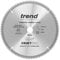 Trend Lama per sega troncatrice per legno, diametro 305 mm, foro 30 mm, 108 denti, TCT, taglio 3 mm, gancio -5°, CSB/CC305108
