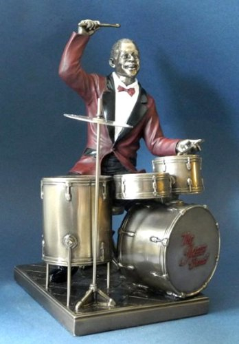 Jazz Musik Skulptur - Schlagzeug - Kollektion 'Le Monde du Jazz' #76223