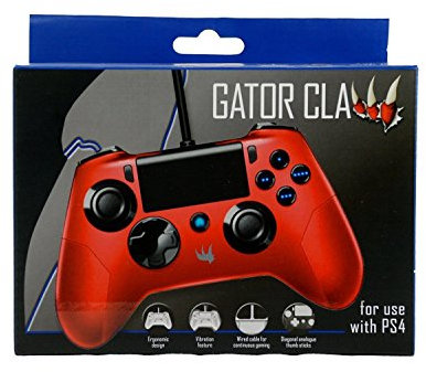 Import CEE - Mando Gator Claw, Color Rojo (PS4)