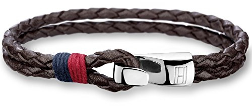 Tommy Hilfiger Jewelry Men's Leather Bracelet Brown - 2700671