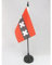AZ FLAG - Tischflagge Amsterdam - 15x10 cm - Amsterdam Tischfahne 10 x 15 Cm - Flaggen