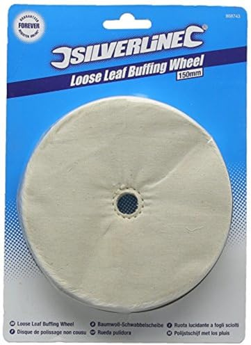 Silverline 868743 Loose-Leaf Cotton Buffing Wheel 150 mm