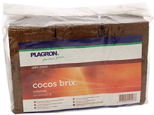 6x Grow Substrate / Peat / Dehydrated Coco Plagron Cocos Brix (650g-9L)