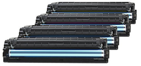 United Toner Rebuilt für Samsung CLX-4195 FN - CLP-415 / CLT-504S - Toner Sparset Black, Cyan, Magenta, Yellow - Für ca. 1 x 2.500 & 3 x 1.800 Seiten (5% Deckung)