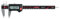 Mahr Federal 4103010 16 ER Digital Caliper, Range In/mm, 0-6'', 0.0005'' Resolution, Round Depth Rod, No Output, Black/Red by Mahr Federal