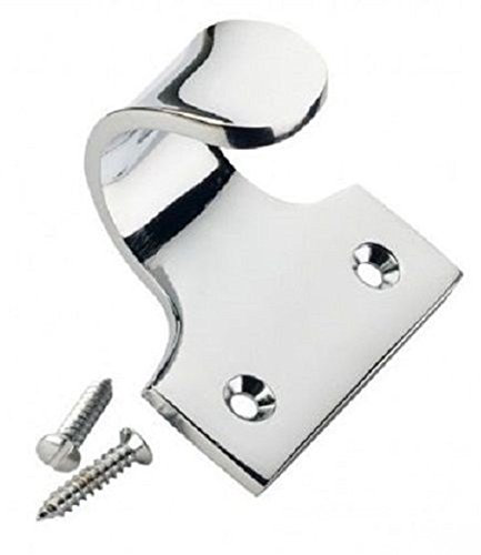 Massiv Schiebefenster Finger Lift Pull Slide Griff 50 mm + Schrauben poliertes Chrom