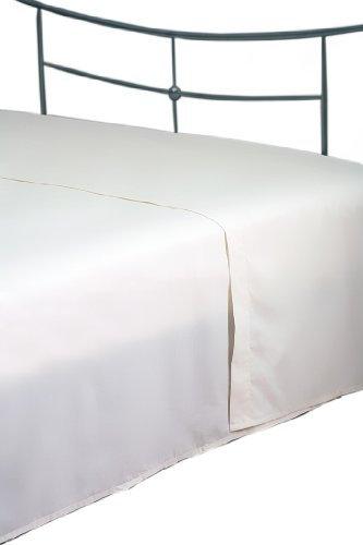 Belledorm 200 Thread Count 50/50 Polycotton Flat Sheet Double Ivory