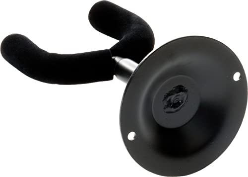 QUIK LOK - GS/402 Wandhalter Serie GS, Gitarren-Wandhalter mit Ovalem Design, Robuste Stahlkonstruktion, Mit Weichgummibeschichtung zum Schutz des Instruments