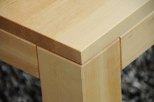 Holz-Projekt-Summer Couchtisch Birke 90x60cm H:42cm mit Ablage Zarge bündig/Echtholz Massivholz/Wunschgröße auf Anfrage