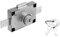 OMR Serratura per porte battente triplice chiusura Argento