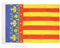 AZ FLAG - Drapeau Communauté Valencienne - 45x30 cm - Pavillon De Valence - Espagne 100% Polyester avec Deux Cordelettes - 20g