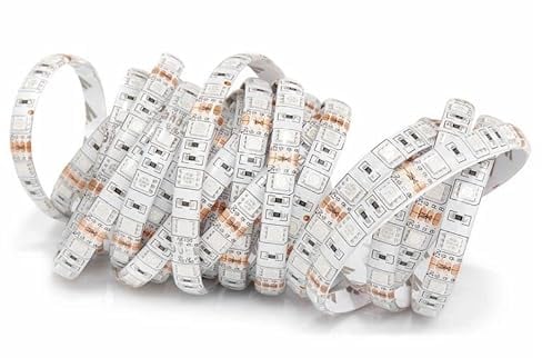 SET: LED Stripe, LED Streifen, RGB LED Strip 12V Roll 1m 300 LED/5m 5050 SMD CHIP 72W/5m 1050/5m Lm