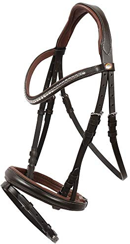 Hans Melzer Horse Equipment Stirnriemen Bonn, schwarz, Pony