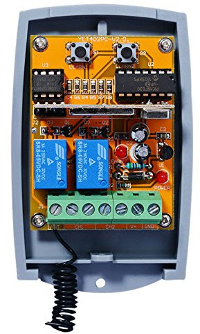 DEA kompatibel Funkempfängermodul im Gehäuse, 2-kanal universal Empfänger für DEA MIO TR2 / TR4, DEA MIO TD2 / TD4 handsender. 12-24V AC/DC