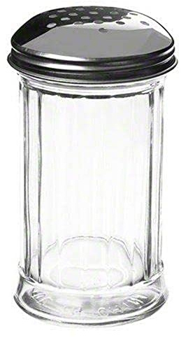 American Metalcraft (GLA312) 12 oz Glass Cheese Shaker w/Lid