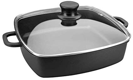 LACOR 25830 Bratentopf mit Glasdeckel 28 Gießen Aluminium