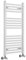 Warmehaus Contemporary Straight Heated Bathroom Towel Rail Radiator Rad 900 x 450 White