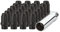 DPAccessories LCE3L6HESBK04024 24 Black 12x1.5 Closed End ET Spline Tuner Lug Nuts for Aftermarket Wheels
