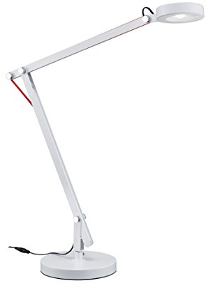 Trio Leuchten LED Tischleuchte Amsterdam 527920101, Metall weiß, 1x 5 Watt