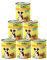 Dehner Hundefutter, Nassfutter vitaminreich, für Welpen und junge Hunde, Geflügel / Reis, 6 x 800 g Dose (4.8 kg)