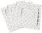 Ursus 34525500 - Paper Star Ornament 3, silber, 32 Blatt, ca. 15 x 15cm, 110 g/qm, vorgestanztes, hochwertiges Bastelpapier mit edlem Perleffekt, folienveredelt, einseitig bedruckt