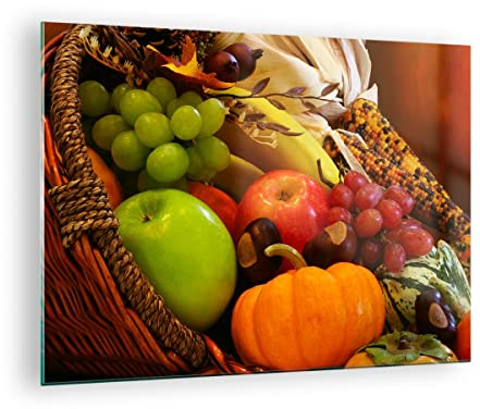 ARTTOR Bilder auf Glas 70x50cm Wandbild Glasdruck Küche - 0406