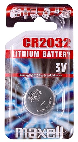 Maxell CR2032 Batteria al Litio, 3V, Argento, 1 pezzo