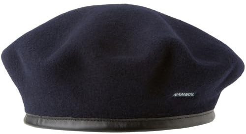 Kangol Monty® Wool Beret - Dark Blue/XL Dark Blue, X-Large