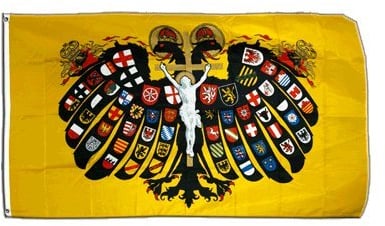 Flagge Heiliges Römisches Reich Deutscher Nation Quaterionenadler - 90 x 150 cm