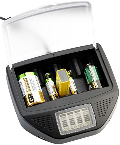 tka Köbele Akkutechnik Alkaline Ladegerät: Universal-Akku-Schnell-Ladegerät, 2X USB für Li-Ion/NiCd/NiMH/9V-Block (Ladegerät für Alkaline Batterien, Akku Lader, Multiladegerät AA)