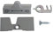 CHIUSURA PORTA COMPLETA GRIGIO PER REFRIGERATORE DOMETIC - 2412757300
