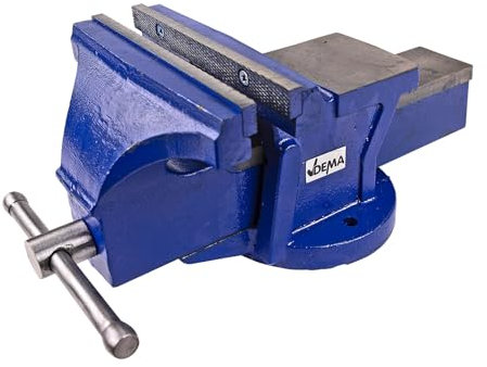 Guß Schraubstock Werkstatt Werkbank Tischschraubstock Backenbreite 20 cm Spannweite 19 cm