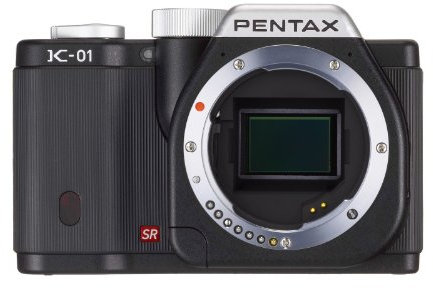 Pentax K-01 SLR Digital Kamera (16 Megapixel, 7,6 cm (3 Zoll) Display, Full-HD Video, bildstabilisiert) nur Gehäuse schwarz
