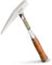 ESTWING Rock Pick E13PM Geologiehammer mit gefräster Schlagfläche und Griff aus echtem Leder, 368 g, Braun