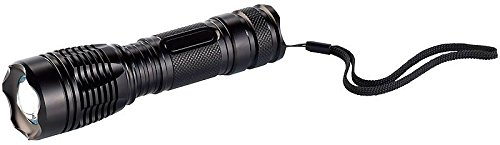 KryoLights Starke Taschenlampe: LED-Taschenlampe TRC-144.a mit Akku und Ladegerät, 1.000 lm, IP44 (LED Taschenlampe aufladbar, wiederaufladbare, Taschenlampen 1000)