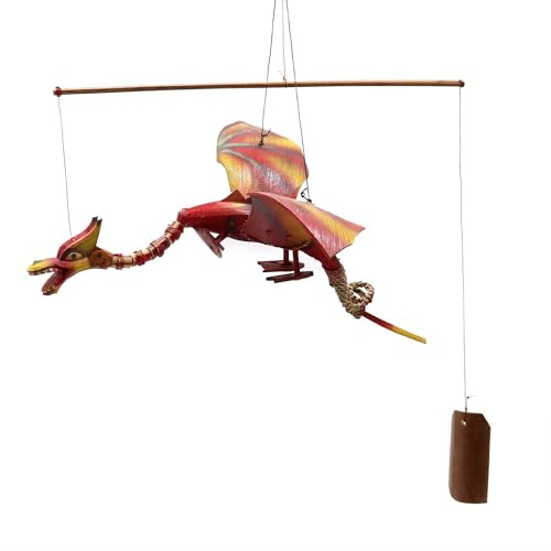 Red Coconut Dragon Mobile