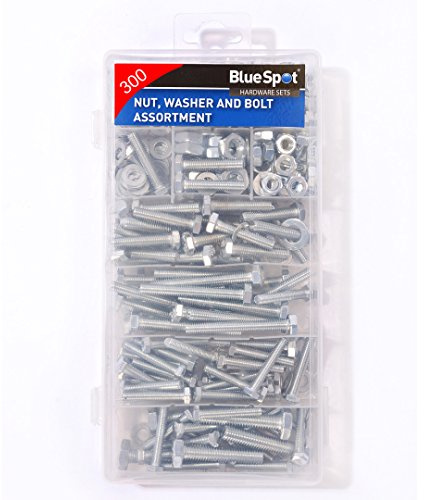 300 Piece Assorted Nut Washer and Bolt Set