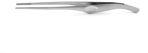 Weis 18335 Küchenpinzette ergonomisch, Edelstahl, Silber, 30 x 2 x 1 cm