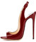 EDEFS Damenschuhe Faschion Allenissima 120mm Peep Toe Slingback High Heel Sandals Schuhe Bordeaux EU37