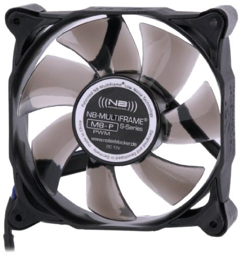 Noiseblocker Multiframe MF8-P - Ventilador para PC (80 mm)