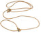 Mystique Lautlose Jagdleine Rundleder Retrieverleine Leine 6mm ca. 280cm Natur