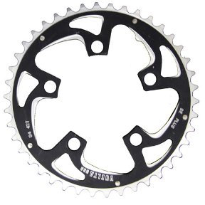 MSC Bikes Vuelta CNC Alu7075 5Brazos 94 mm 42D - Plato de Ciclismo, Color Negro
